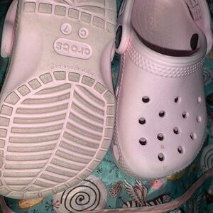CROCS Kids Classic Clog in Light Pink